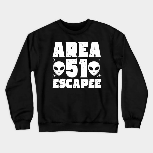 Area 51 Escapee Crewneck Sweatshirt by Eugenex